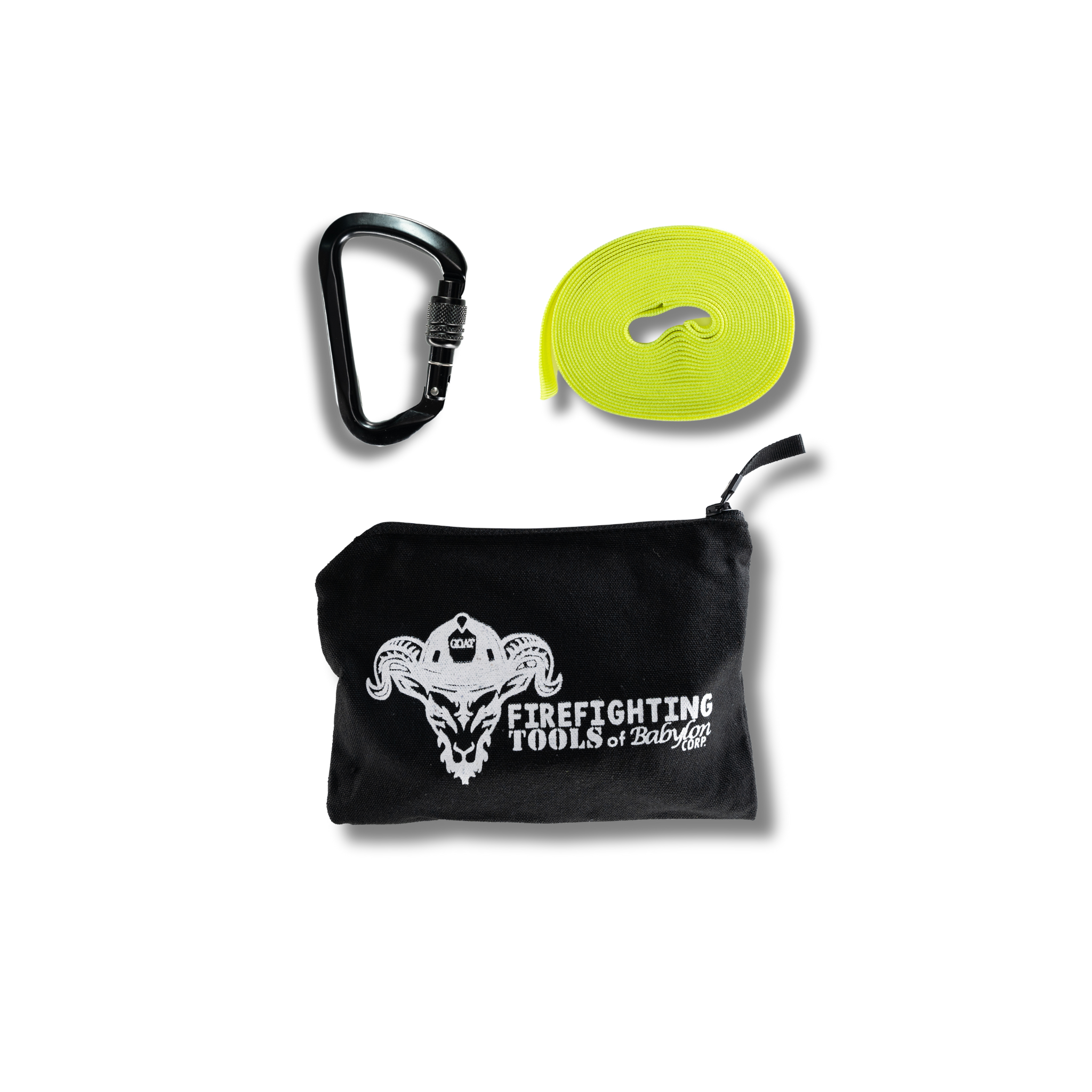 Firefighter Rescue Webbing & Carabiner Kit