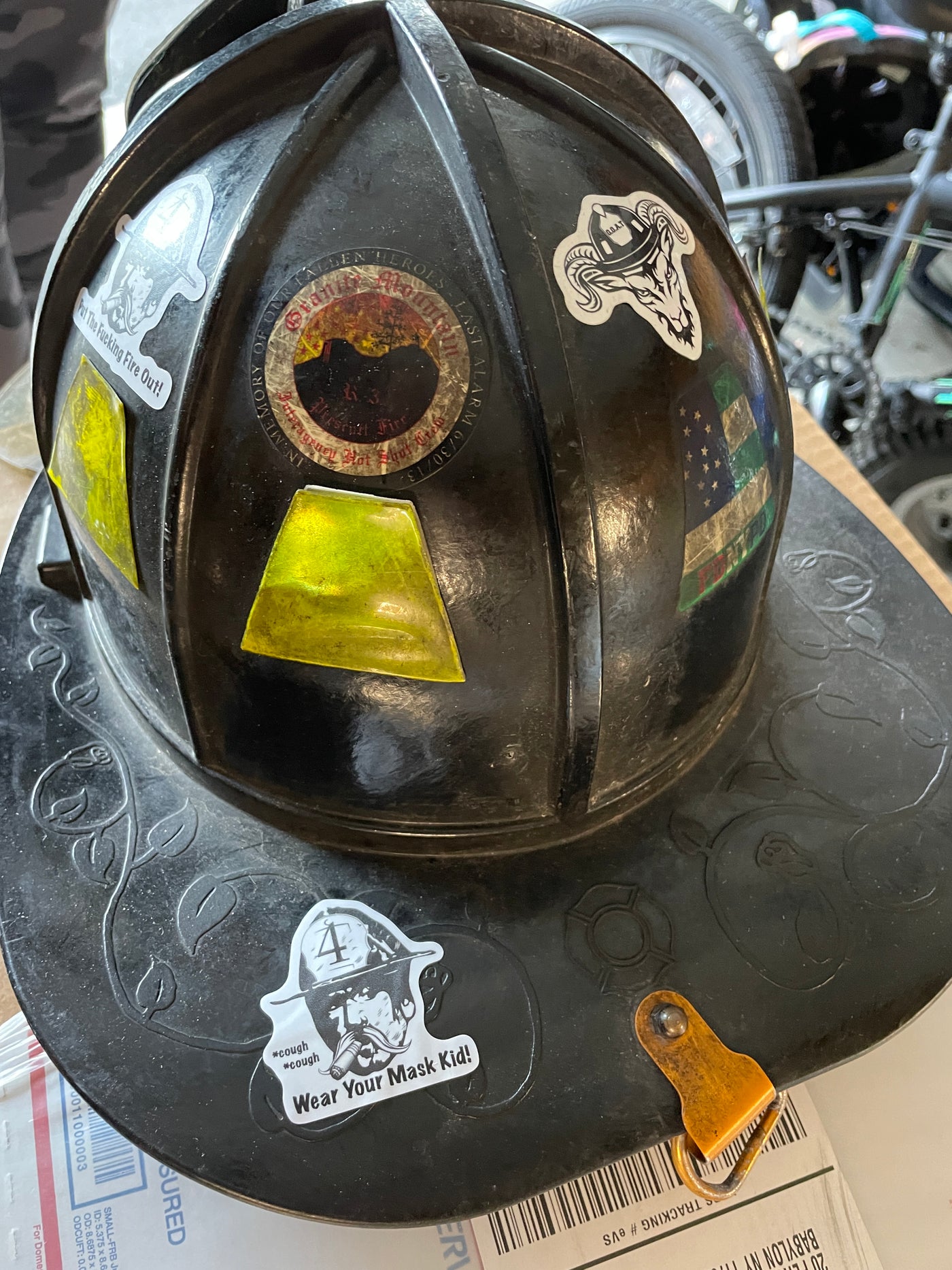 Helmet Sticker 4 Pack · Firefighting Tools of Babylon Corp